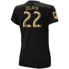 Load image into Gallery viewer, Rodolfo Zelaya LAFC Women's 2018 Primary Player Jersey - Black