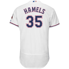 Load image into Gallery viewer, Cole Hamels Texas Rangers Majestic Home Flex Base Collection Player Jersey - White