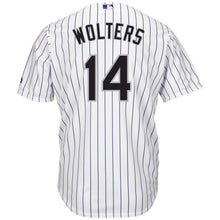 Load image into Gallery viewer, Tony Wolters Colorado Rockies Majestic Home Cool Base Player Jersey - White