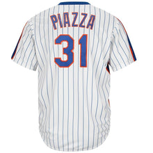 Load image into Gallery viewer, Mike Piazza New York Mets Majestic Cool Base Cooperstown Collection Player Jersey - White