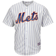 Load image into Gallery viewer, Jacob deGrom New York Mets Majestic Big &amp; Tall Official Cool Base Player Jersey - White/Royal