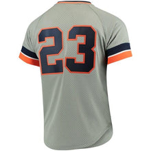 Load image into Gallery viewer, Kirk Gibson Detroit Tigers Mitchell &amp; Ness Fashion Cooperstown Collection Mesh Batting Practice Jersey - Gray