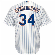 Load image into Gallery viewer, Noah Syndergaard New York Mets Majestic Official Cool Base Player Jersey - Royal/White
