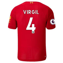 Load image into Gallery viewer, Virgil Van Dijk Liverpool New Balance 2019/20 Home Player Jersey – Red