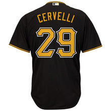 Load image into Gallery viewer, Pittsburgh Pirates Francisco Cervelli Majestic Jersey - Black/White