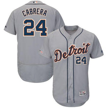Load image into Gallery viewer, Miguel Cabrera Detroit Tigers Majestic Road Flex Base Collection Player Jersey - Gray