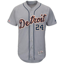 Load image into Gallery viewer, Miguel Cabrera Detroit Tigers Majestic Road Flex Base Collection Player Jersey - Gray