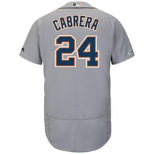 Load image into Gallery viewer, Miguel Cabrera Detroit Tigers Majestic Road Flex Base Collection Player Jersey - Gray