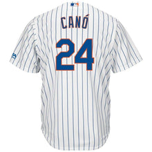 Load image into Gallery viewer, Robinson Cano New York Mets Majestic Home Cool Base Player Jersey – White/Royal