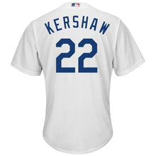 Load image into Gallery viewer, Clayton Kershaw Los Angeles Dodgers Majestic Big &amp; Tall Alternate Cool Base Replica Player Jersey - Royal/White