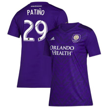 Load image into Gallery viewer, Santiago Patiño Orlando City SC Women's 2019 Bring The Noise Player Jersey – Purple