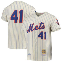 Load image into Gallery viewer, Tom Seaver New York Mets Mitchell &amp; Ness Cooperstown Collection Jersey – Cream