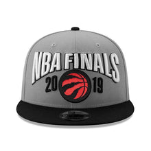 Load image into Gallery viewer, Men's Toronto Raptors New Era Graphite/Black 2019 Eastern Conference Champions Locker Room 9FIFTY Adjustable Hat