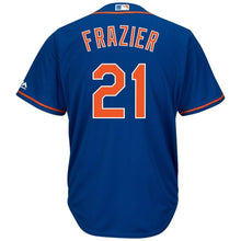 Load image into Gallery viewer, Todd Frazier New York Mets Majestic Official Cool Base Player Jersey – White/Royal