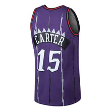 Load image into Gallery viewer, Vince Carter Toronto Raptors Mitchell &amp; Ness 1997-98 Hardwood Classics Swingman Jersey - White/Purple