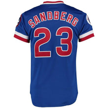 Load image into Gallery viewer, Ryne Sandberg 1984 Chicago Cubs Mitchell &amp; Ness Throwback Jersey - Royal