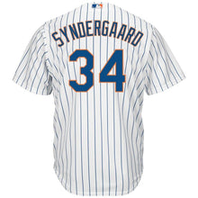 Load image into Gallery viewer, Noah Syndergaard New York Mets Majestic Home Big &amp; Tall Cool Base Player Jersey - White/Royal