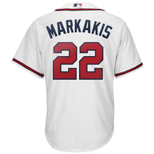 Load image into Gallery viewer, Nick Markakis Atlanta Braves Majestic 2019 Home Cool Base Player Jersey – White