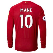 Load image into Gallery viewer, Sadio Mané Liverpool New Balance 2019/20 Home Player Long Sleeve Jersey – Red