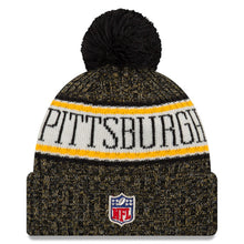 Load image into Gallery viewer, Pittsburgh Steelers New Era 2019 Knit Hat – Black