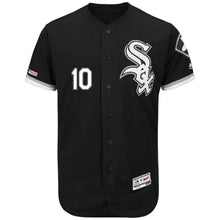 Load image into Gallery viewer, Yoan Moncada Chicago White Sox Majestic Alternate Flex Base Collection Player Jersey – Black/White