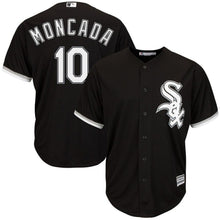 Load image into Gallery viewer, Yoan Moncada Chicago White Sox Majestic Alternate Official Cool Base Replica Player Jersey - Black/White