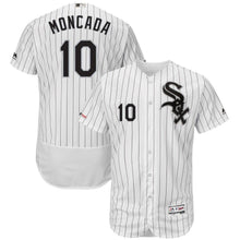 Load image into Gallery viewer, Yoan Moncada Chicago White Sox Majestic Home  Collection Flex Base Player Jersey - White/Black