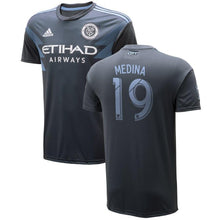 Load image into Gallery viewer, Jesús Medina New York City FC 2018 Secondary Player Jersey – Gray