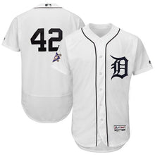Load image into Gallery viewer, Detroit Tigers Majestic 2019 Jackie Robinson Day Flex Base Jersey – White