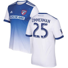 Load image into Gallery viewer, Walker Zimmerman FC Dallas 2017/18 Secondary Jersey - Blue
