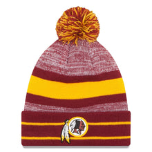 Load image into Gallery viewer, Washington Redskins New Era Team Knit Hat with Pom - Burgundy